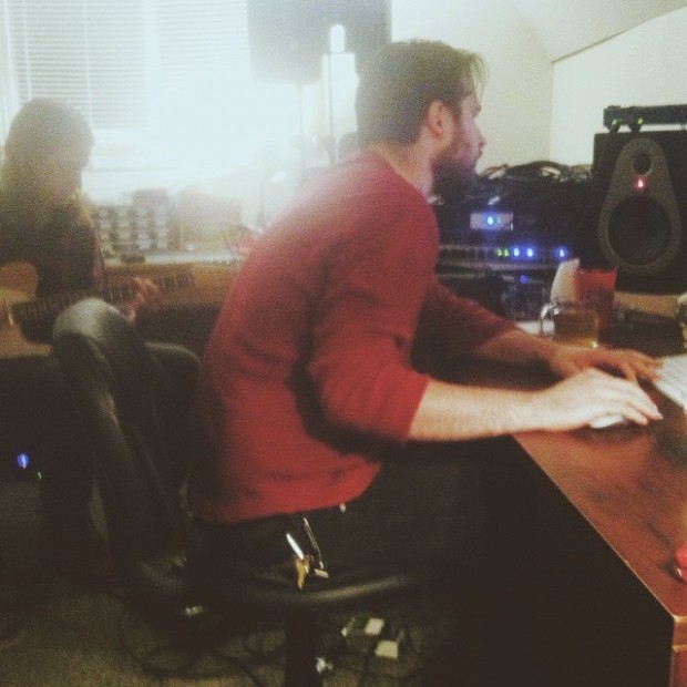 Come Wind in the studio