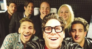 Family Force 5 in the studio on the RIOT