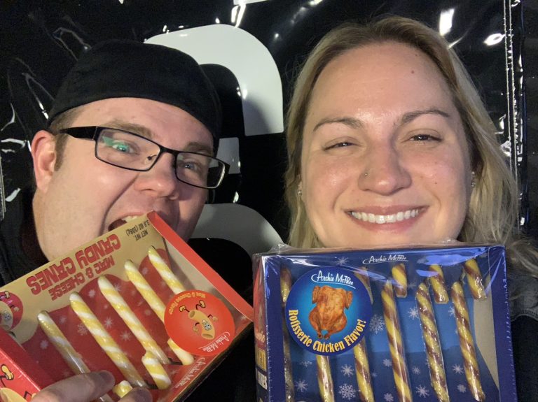 RIOT Food Fight: Mac & Cheese and Rotisserie Chicken Candy Canes