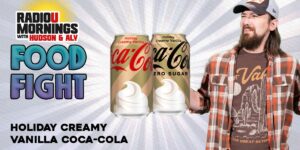 Hudson Tries the New Holiday Creamy Vanilla Coca-Cola! | Food Fight