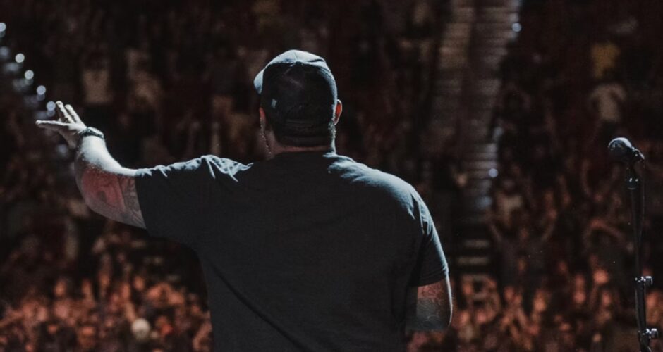 For Today’s frontman seen recording vocals again