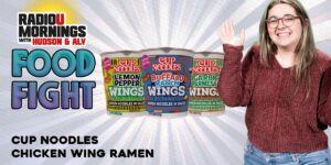 We Tried Chicken Wing Flavored Cup Noodles! | Food Fight