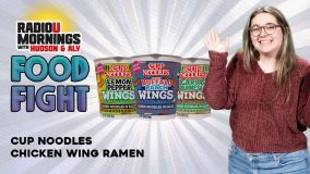 We Tried Chicken Wing Flavored Cup Noodles! | Food Fight