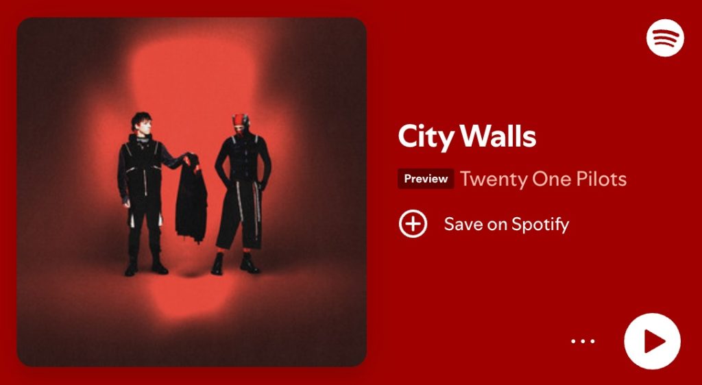 twenty one pilots - City Walls