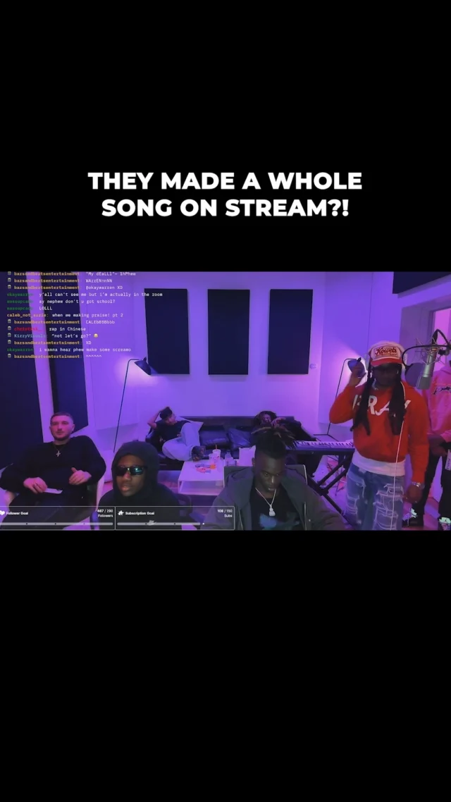 #1KPhew and #WHATUPRG are in the studio cooking on their 24 hour livestream❗🔥

When do U think they'll drop❓🤔