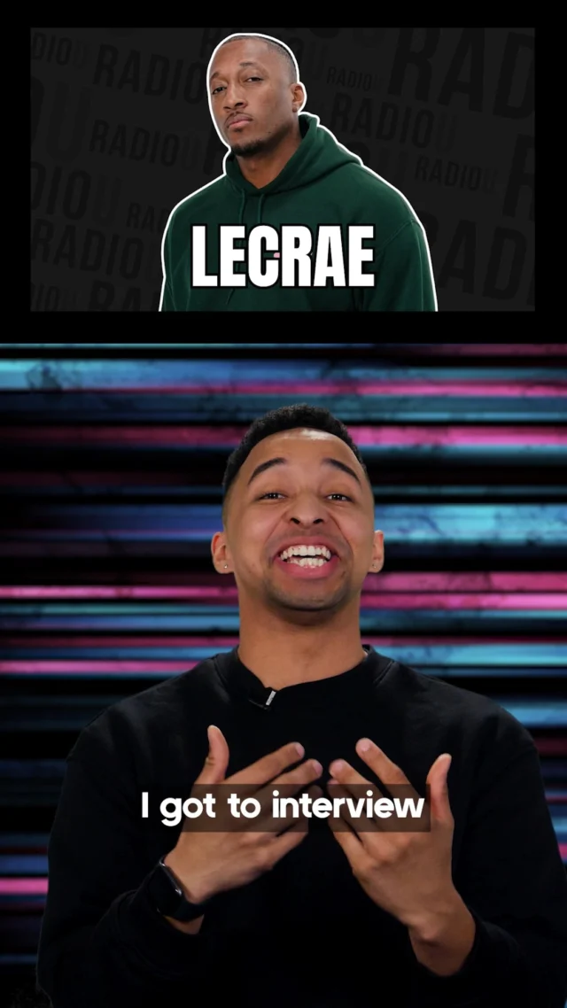 I think @naynayyparker is happy he got to interview @lecrae❗😅
