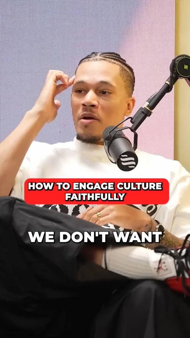 #TripLee shares how he likes to engage culture faithfully❗🙏

What do U think❓🤔
(via: @southsiderabbi)