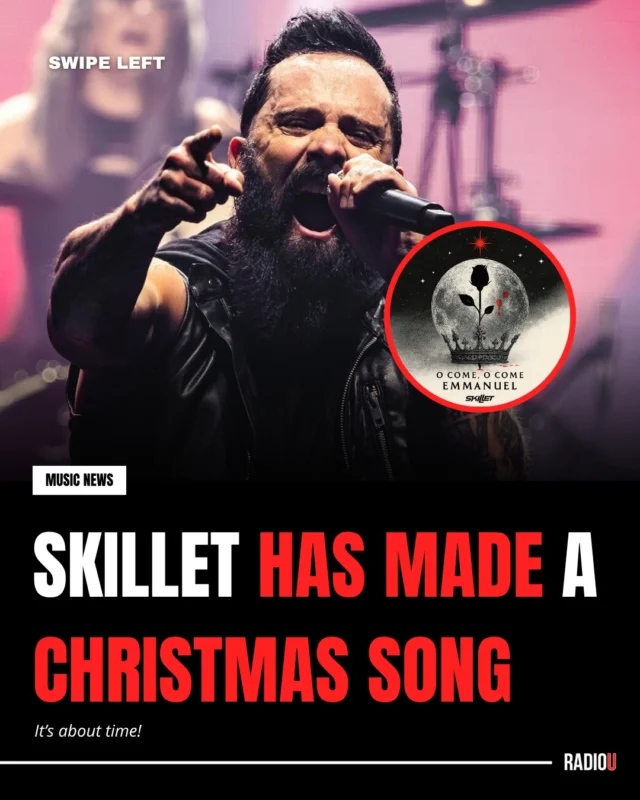 #Skillet is releasing their first-ever Christmas song "O Come, O Come Emmanuel" on Friday❗🎄

When will U be listening to it❓🤔